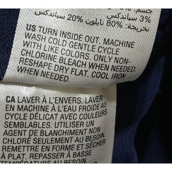 JM Collection Pants Slacks Trouser Size 10 Navy Blue Career Office - Picture 7 of 8